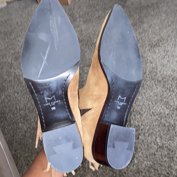 Suede Ankle Cowgirl booties - Picture 4 of 7